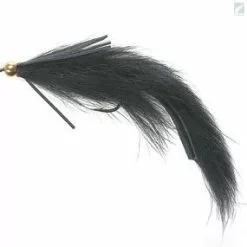Unique Flies Brass Hare Black