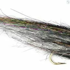 Fulling Mill Super Tinsel Skullhead Silver & Black